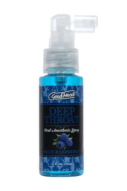 Deep Throat Oral Spray - Blue Raspberry - 2 fl oz
