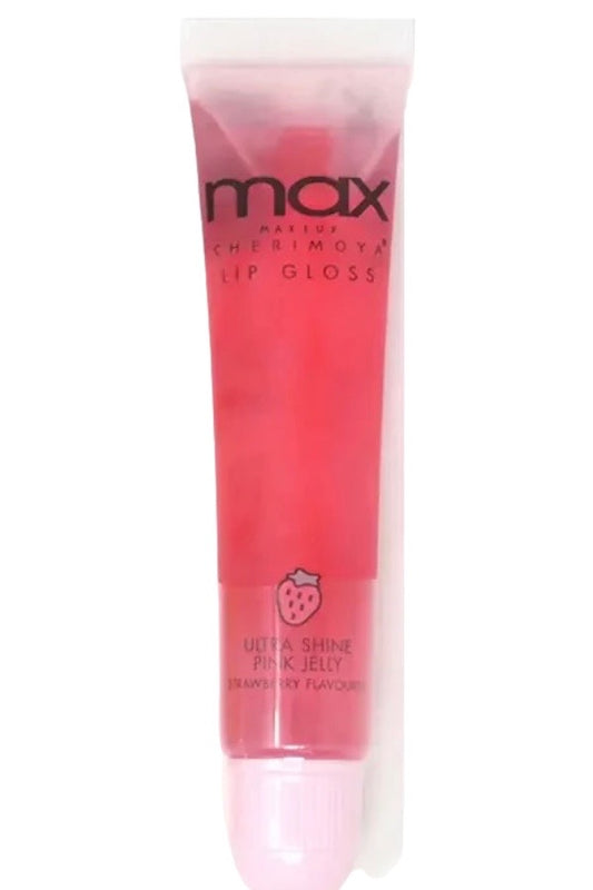 Cherimoya Lip Gloss Ultra Shine Pink Jelly Strawberry Flavored