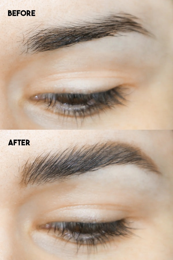 Bravo Brow Tamer Balm Kit - Eyebrow Before/After Image