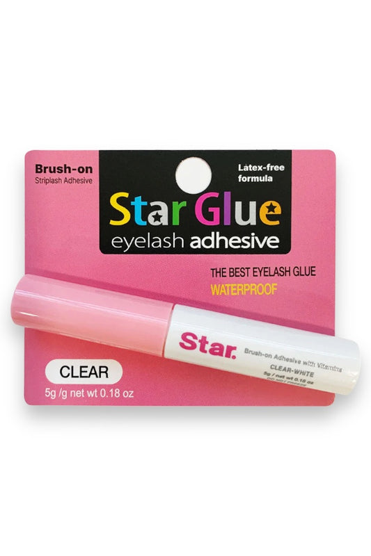 Star Glue Eyelash Adhesive - Brush-On - Clear