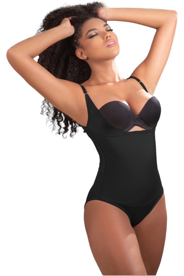 Evonne Thermic Bikini Bodysuit Shaper - Black