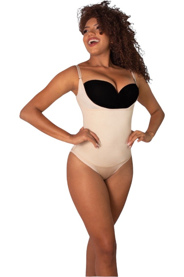 Evonne Thermic Bikini Bodysuit Shaper - Beige