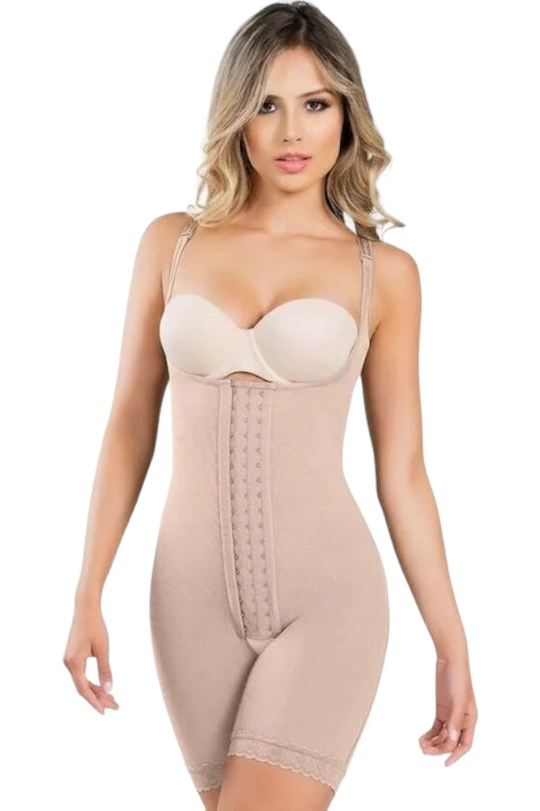 Firm Control Mid Thigh Body Shape - Rose