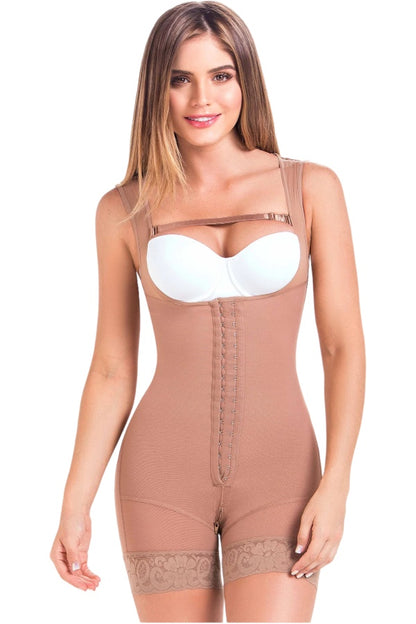 Post Surgery Shapewear With Over Bust Strap