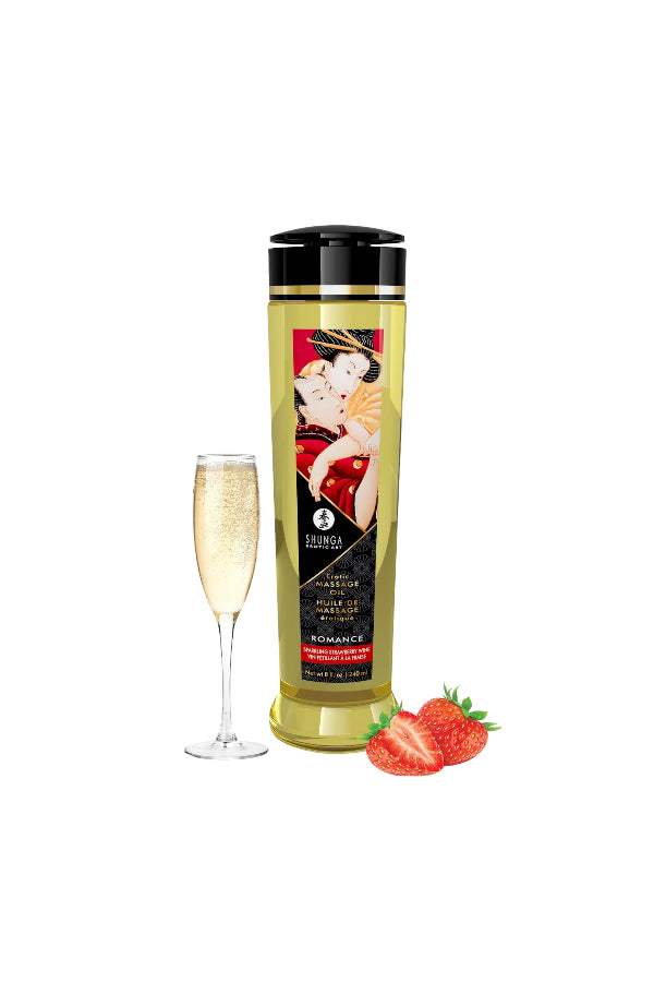 Massage Oil - Sparkling Strawberry Wine