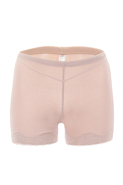 Butt Lifting Seamless Shorts - Beige