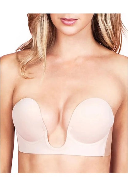 Backless Strapless V-Bra - Beige