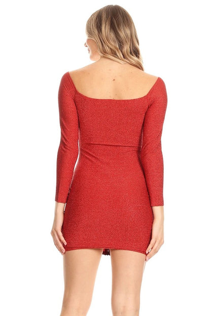 All Over Glitter Sweet Heart Dress