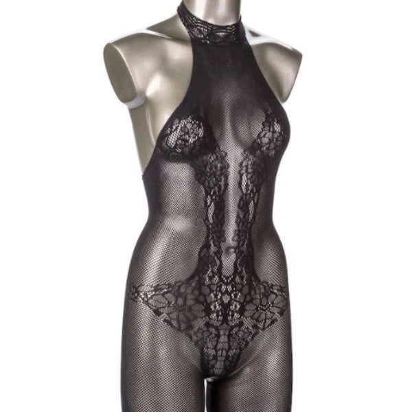 Scandal Halter Lace Bodysuit