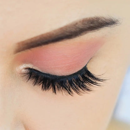 Angel Lashes on model