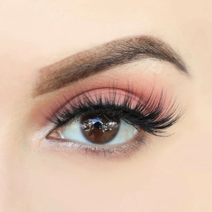 Angel Lashes on model