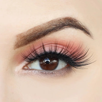 Bling Lashes on model