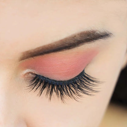 Bling Lashes on model