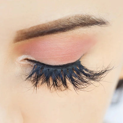 Anika 25mm Lashes on model