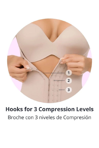 Mid Thigh Body Shaper W/ Wide Padded Straps