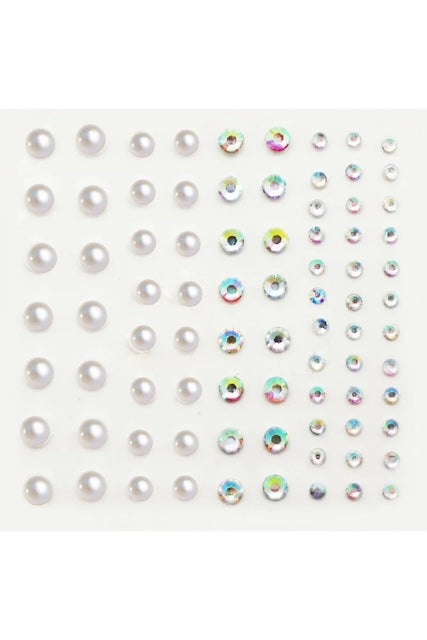 Holographic + Pearl Jewels For Eyes
