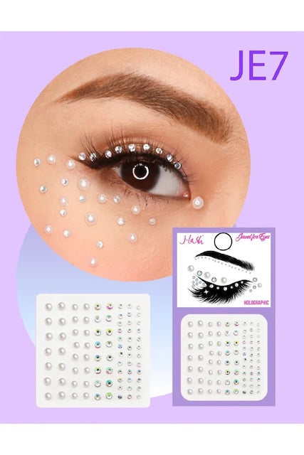 Holographic + Pearl Jewels For Eyes