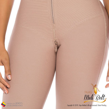 Veronica Zipper Full Body Shaper - Cocoa