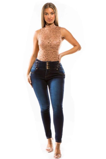 Sofia Navy Jeans in Navy Color