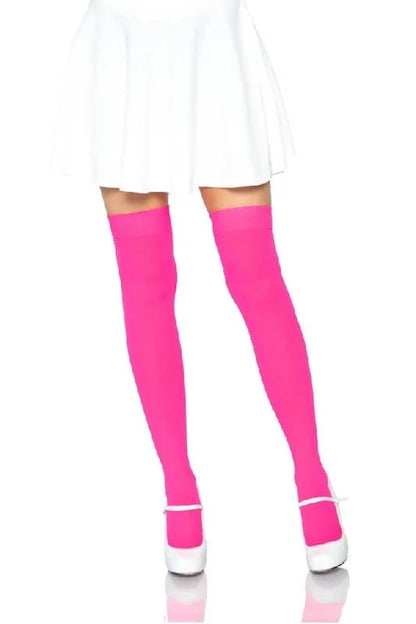 Luna Opaque Thigh Highs