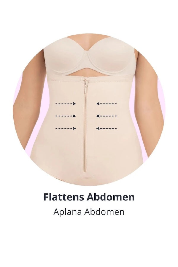 Strapless Thermal Shaper - Flattens Abdomen - Aplana Abdomen 