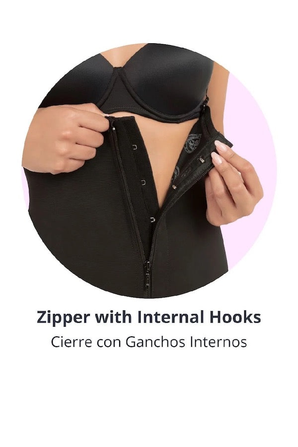 Strapless Thermal Shaper - Zipper with Internal Hooks - Cierre con Ganchos Internos