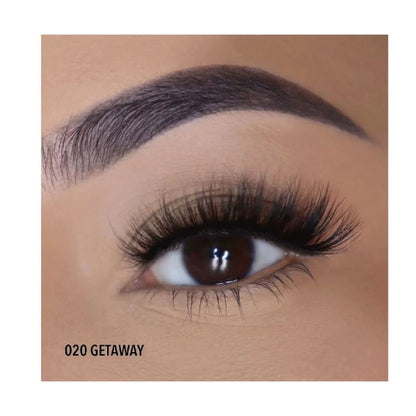 Getaway 3D Effect Bionic Vegan Faux Mink Lashes on model